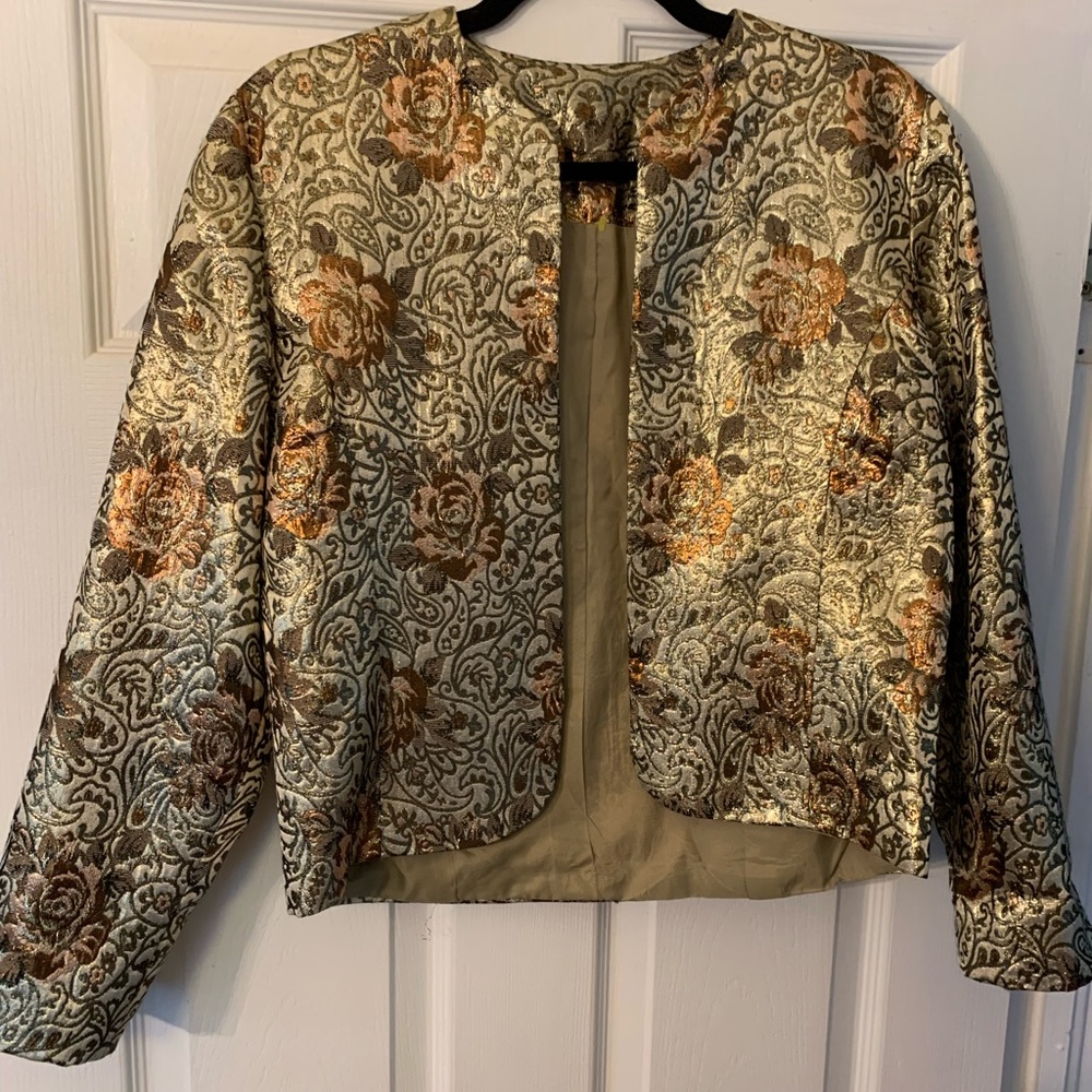 Vintage Shiny Jacket - fits like a medium